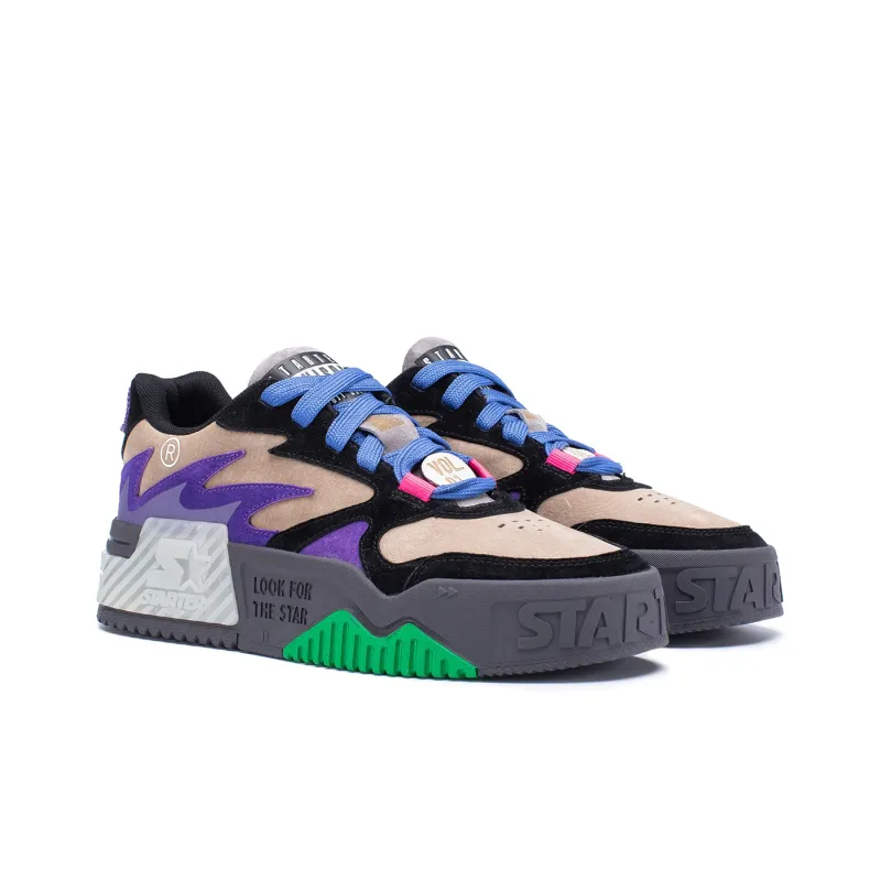 STARTER Height Increasing Low Top Skateboard Shoes Men's Blue Purple-2