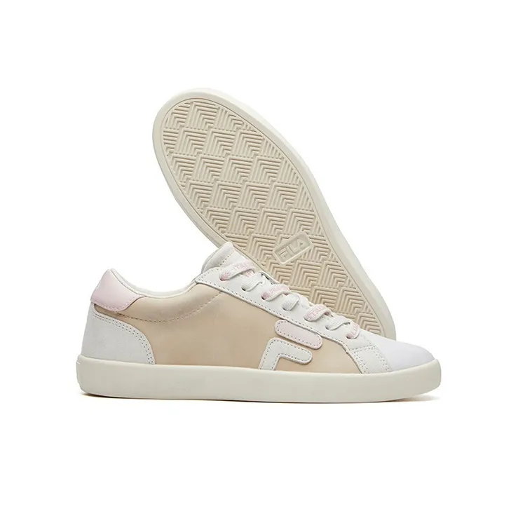 FILA FUSION Canvas Shoes 'Light Beige Pink' Women's-5
