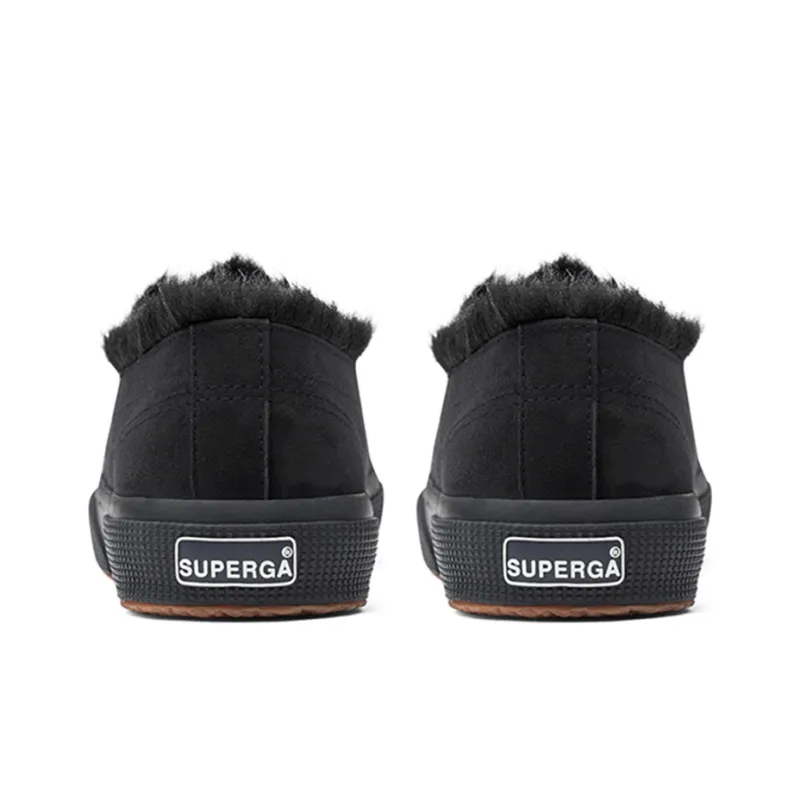 SUPERGA Skateboard Shoes Unisex Low-Top Black-4