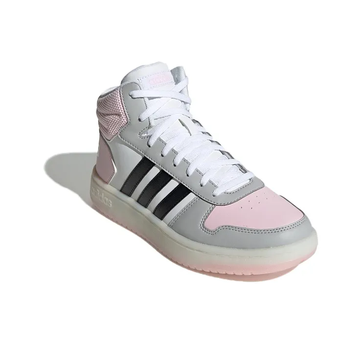 Adidas Neo Hoops 2.0 Mid 'White Pink Black' Women's-2