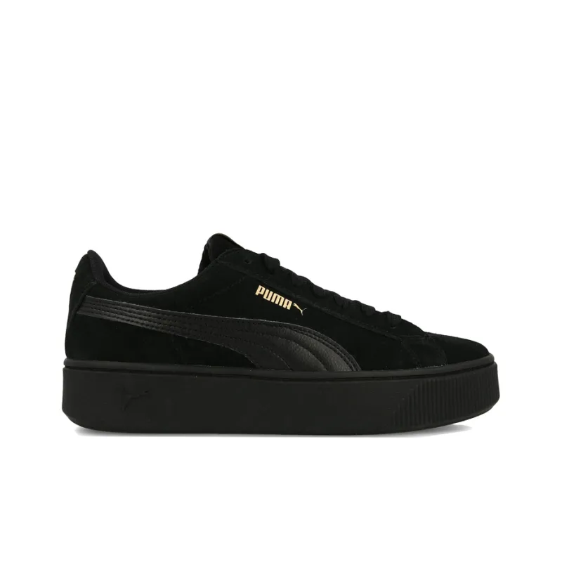 PUMA Vikky Stacked Black/Gold Women's-1