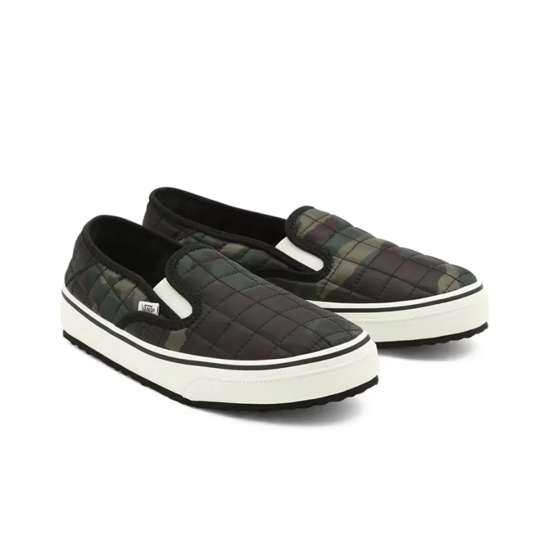 Vans Unisex Nylon Slip Er 2 Low Top Sneakers Black/White-2