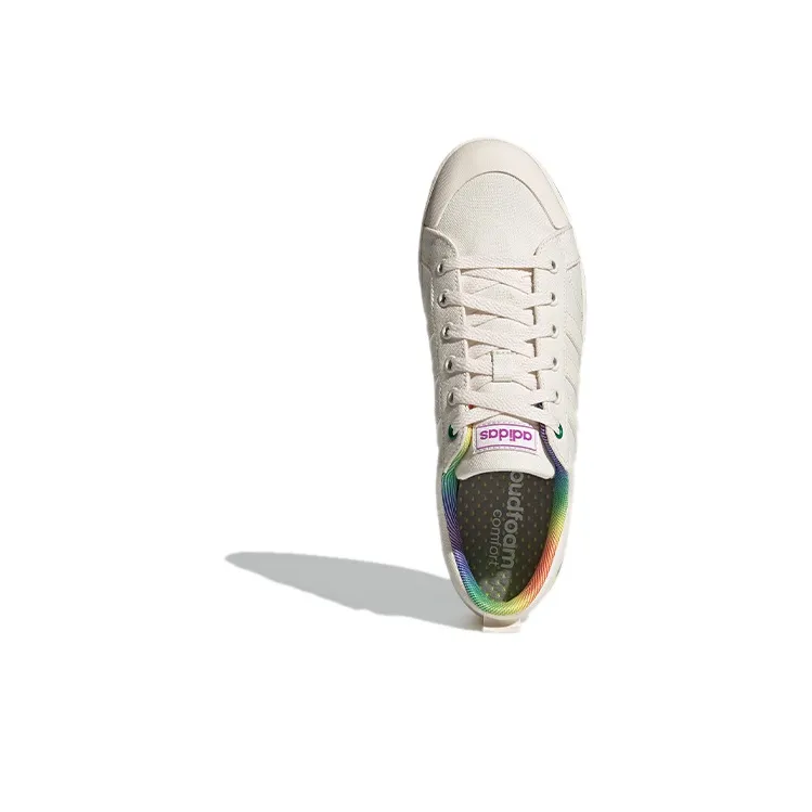 Adidas Neo Bravada Wear resistant Non Slip Low Tops Casual Sports Skateboarding Shoes Unisex White-4