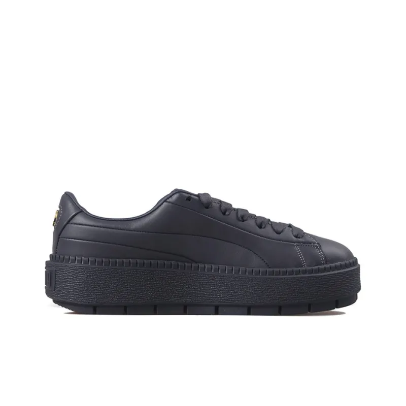 PUMA Platform Trace Premium Low Top Sneakers Black Women's-1