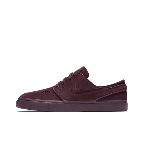 Nike SB Stefan Janoski Skateboard Shoes Unisex Low-Top Deep Burgundy