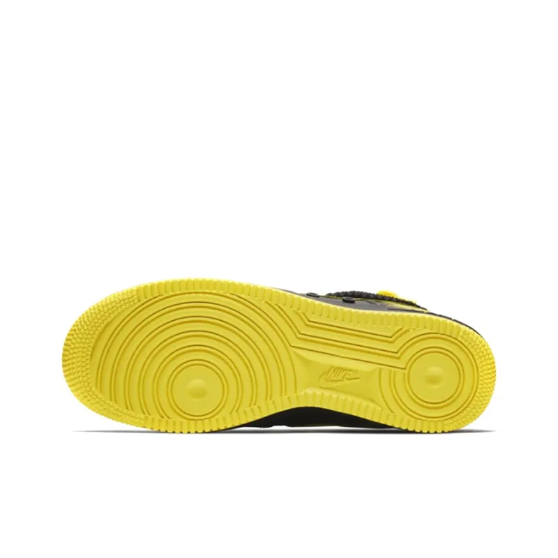 Nike Sf Air Force 1 High Black Dynamic Yellow-5