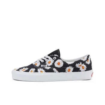 Vans Big Daisies Era Low Tops Casual Skateboarding Shoes Unisex Black