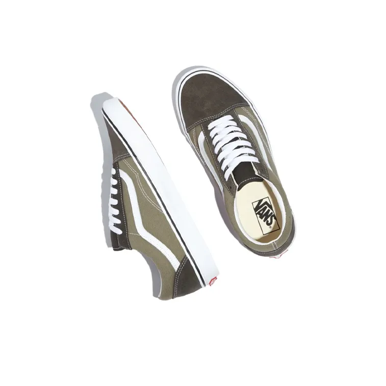 Vans Old Skool Olive 'Yellow Purple'-2