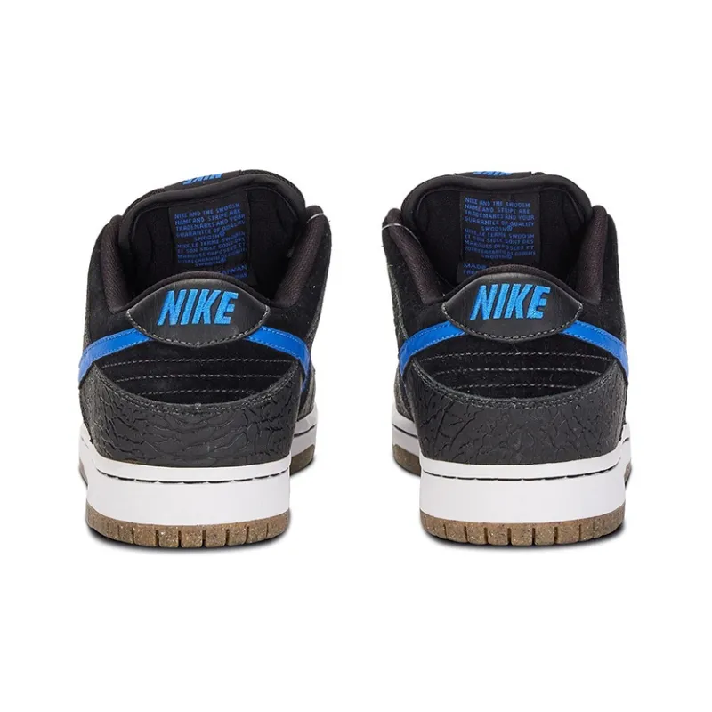 Undefeated X Nike Dunk SB Skateboard Shoes Men Low-Top Black/White/Blue-4