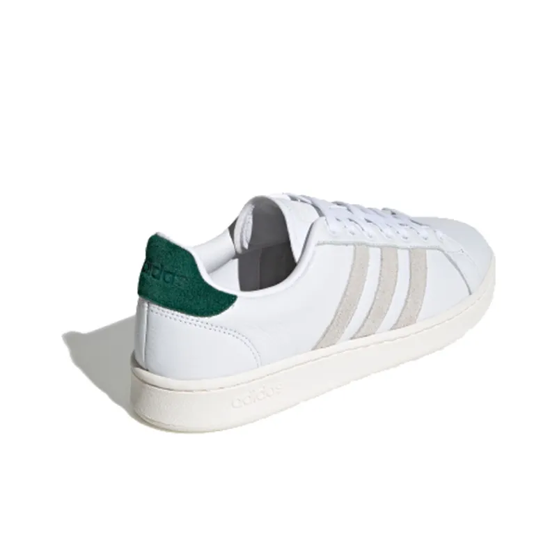 Adidas Neo Grand Court White Grey Green-2