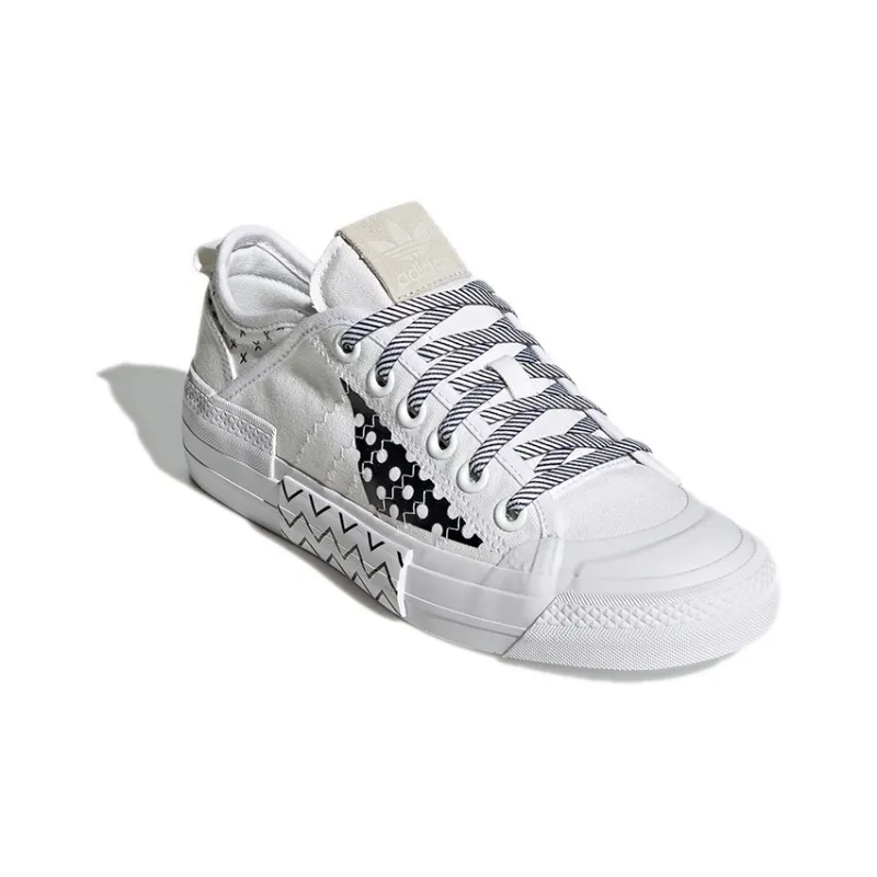 Adidas Originals Nizza 'White Black' Women's-2