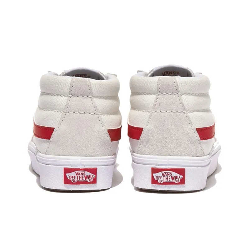 Vans SK8 Mid Beige/Red-3