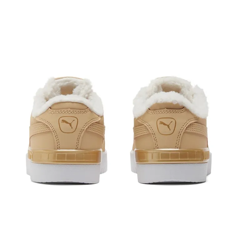 PUMA Jada Teddy Ws Fleece Lined Skateboarding Shoes Khaki Women's-3