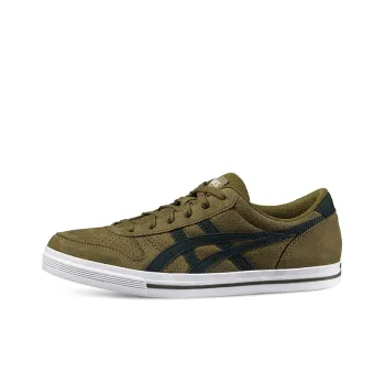 Asics Aaron Wear-Resistant Low-Top Skateboard Shoes Men's Green Black