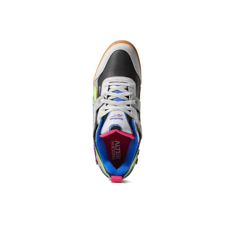 Reebok Workout Plus ATI 90s Slip Resistant Cushioning Low Top Skateboard Shoes Unisex Gray-3