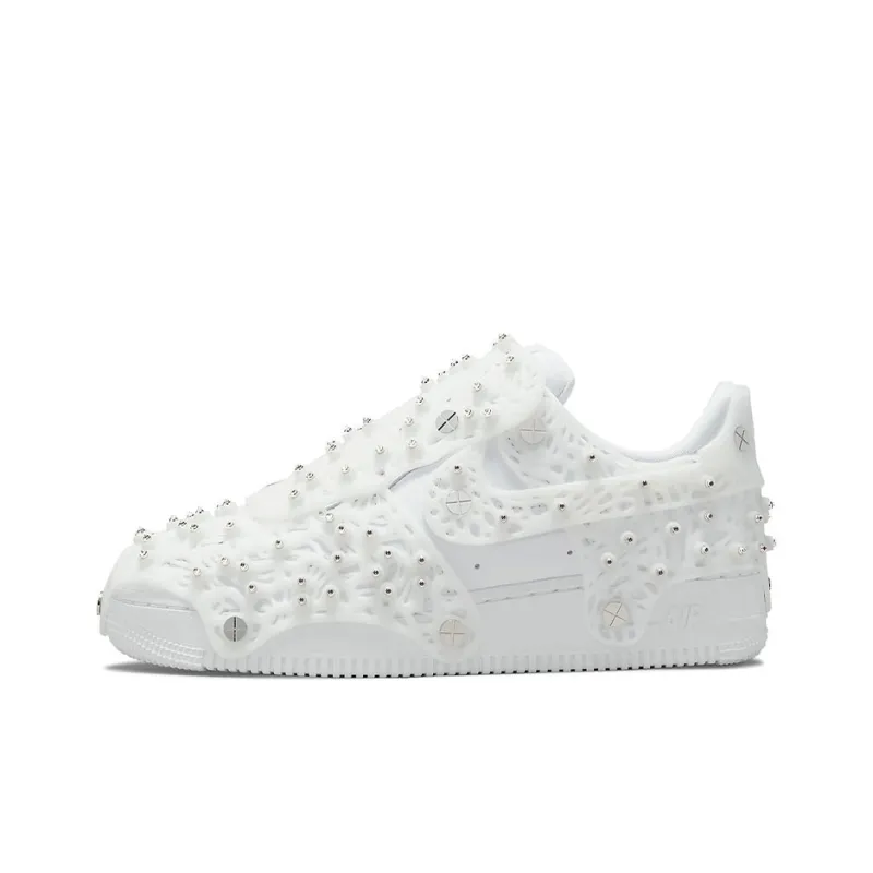 Nike Air Force 1 Low Swarovski Retroreflective Crystals White Women's-0