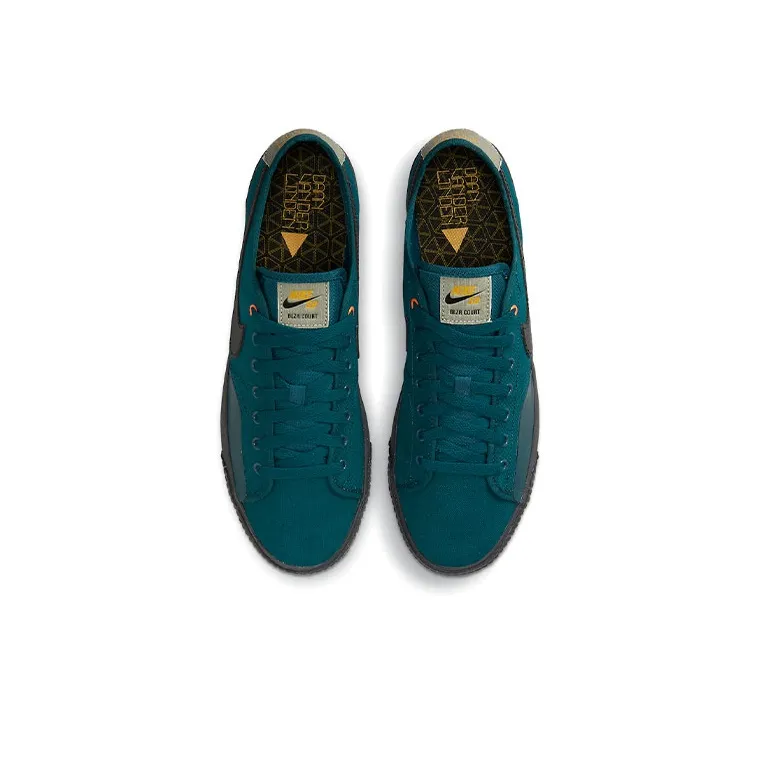 Nike Sb Blazer Court Daan Van Der Linden Midnight Turquoise-2