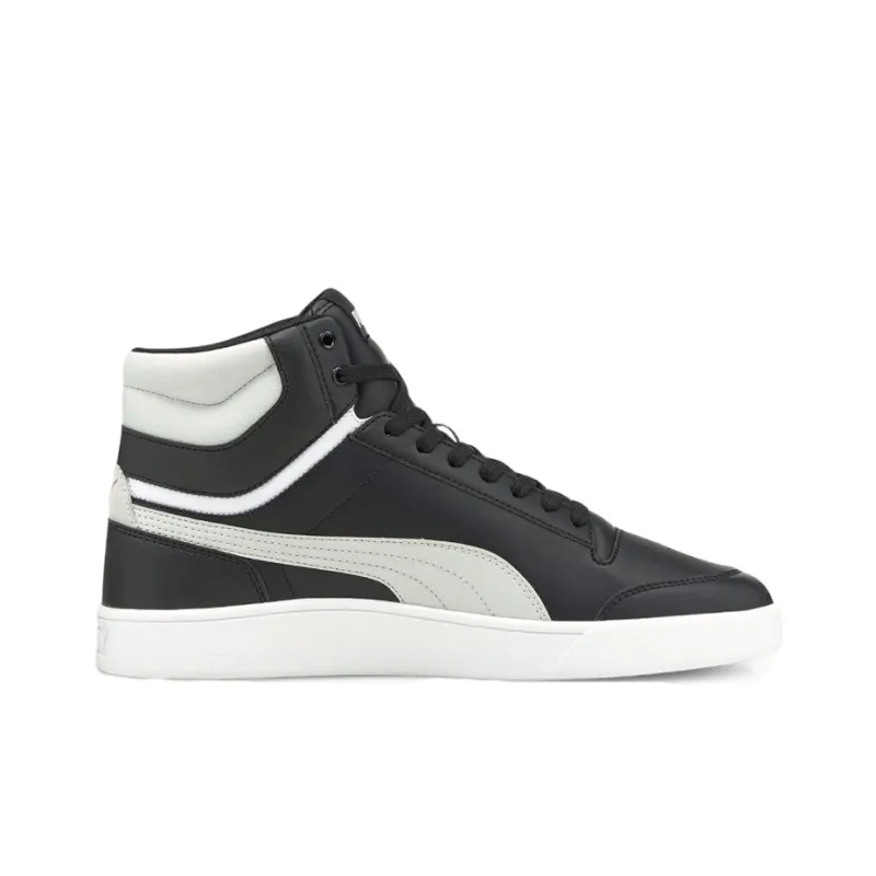 PUMA Shuffle Mid 'Black White'-1