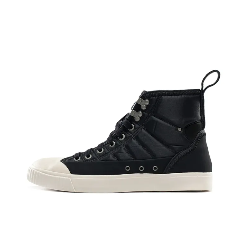Onitsuka Tiger Wear-Resistant Balance High-Top Skateboard Shoes Unisex Black-0