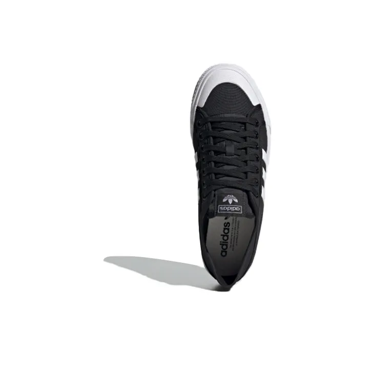 Adidas Collapsible Nizza Low Black White-3