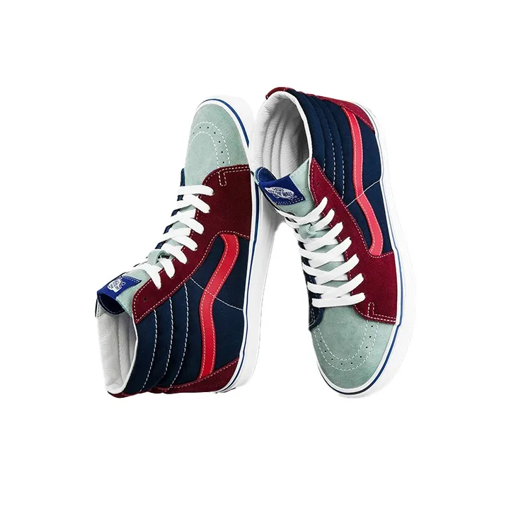 Vans SK8 HI MIX & MATCH Multi 'Red Blue' Women's-4