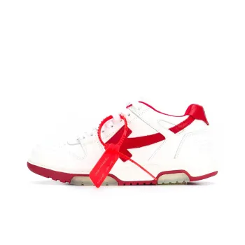 OFF WHITE Out Of Office Low Sneakers White/Red Women's