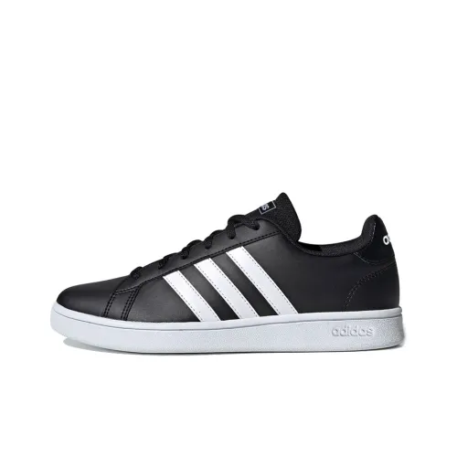 Adidas Neo GRAND COURT Skateboard Shoes Women's Low-Top Black/White