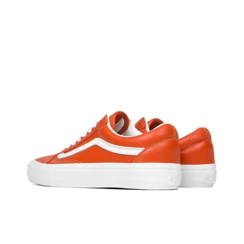 Vans Old Skool Italian Leather Mango-3