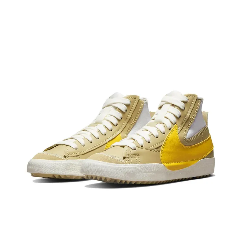 Nike Blazer Mid 77 Jumbo Wheat Grass Vivid Sulfur Sail Women's-2