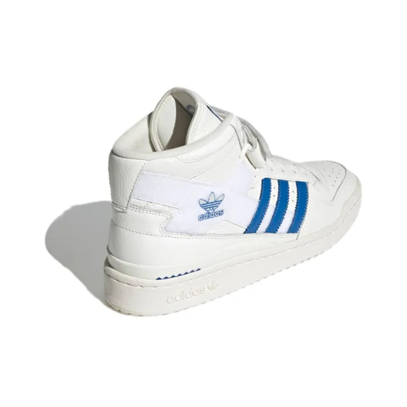 Adidas Forum Mid Off White Blue Bird-3