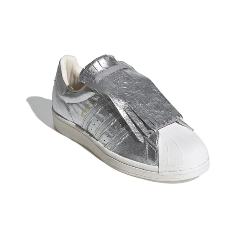 Adidas Superstar Fringe Silver Women's-2