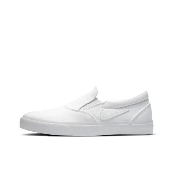 Nike Charge Canvas Slip On Sb 'Triple White' Women's