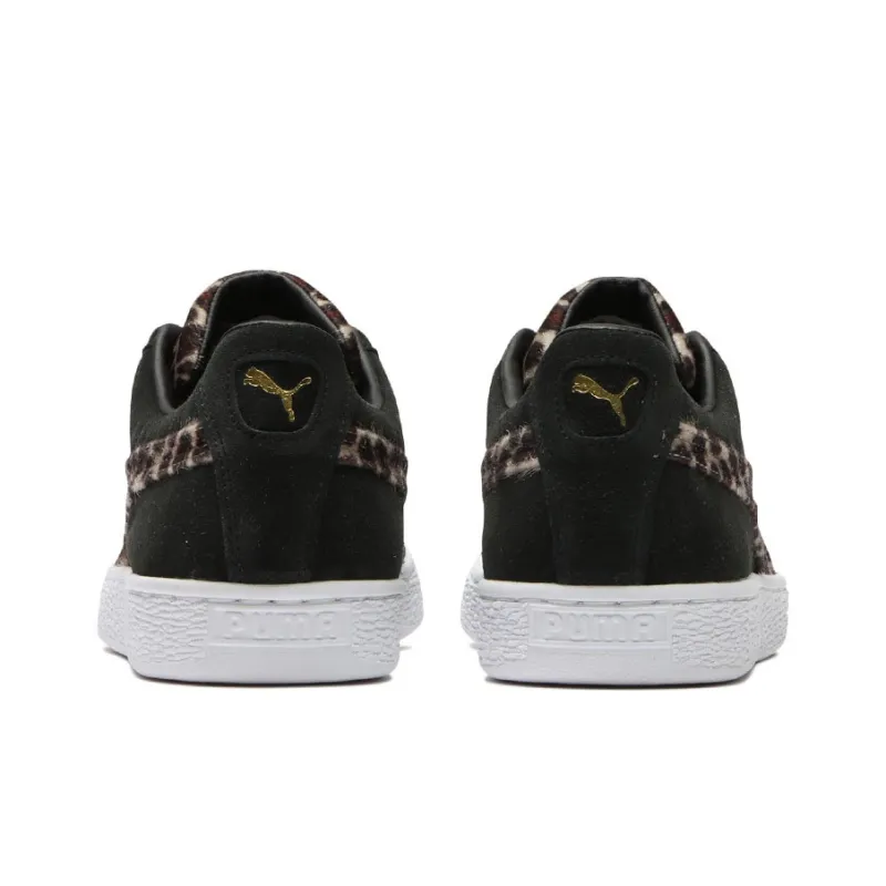 PUMA Suede Classic Xxi Balance Lightweight Low-Top Skateboard Shoes Unisex Black-4
