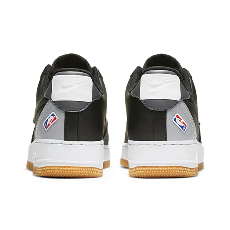 Nike Air Force 1 Low '07 Nba Black Silver-4