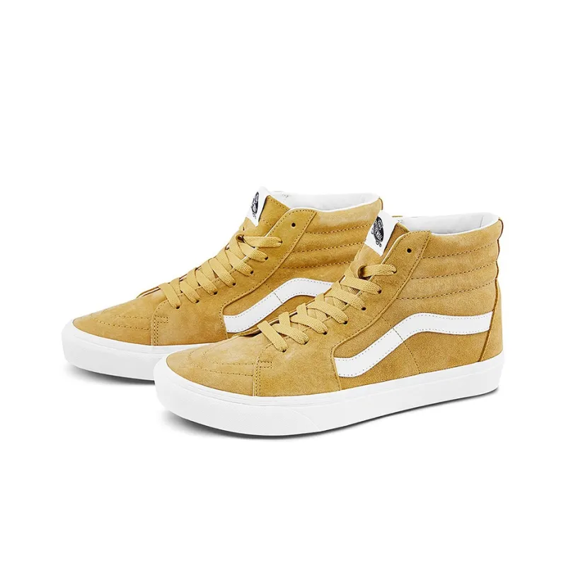 Vans SK8 Hi Brown Yellow Unisex 'Brownyellow White'-1
