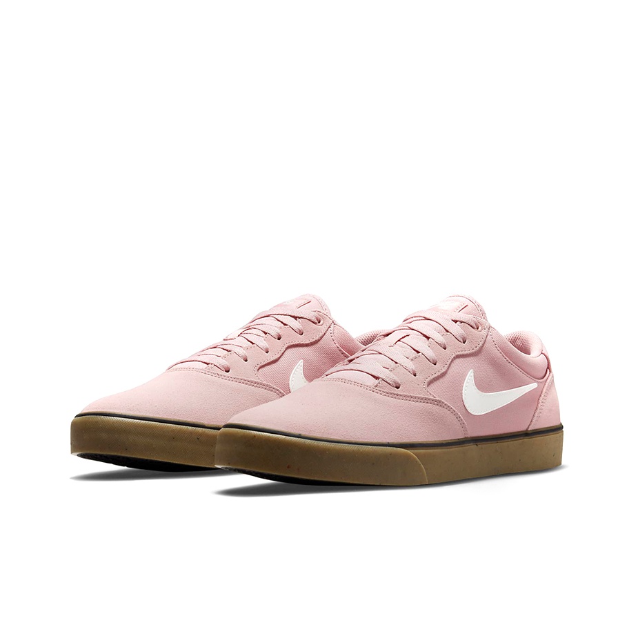 Nike SB Chron Skateboarding Shoes Unisex Low top Pink white US W 9.5