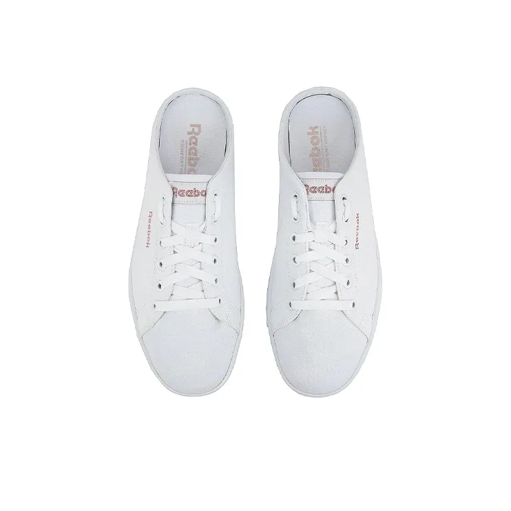 Reebok Women's Court Series 1 Mule 'White Blush Metal'-3