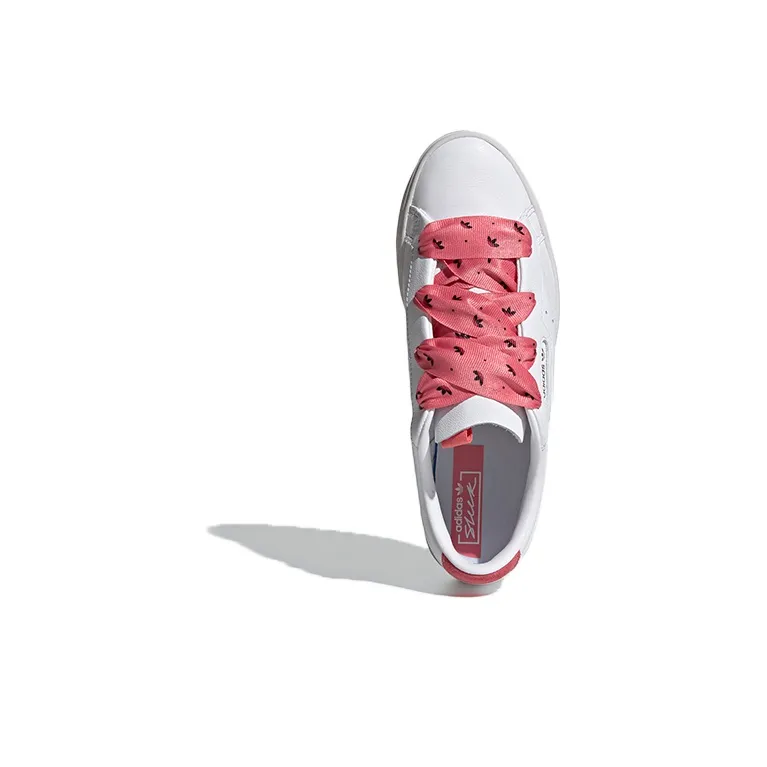 Adidas Originals Sleek White/Pink Women's-4