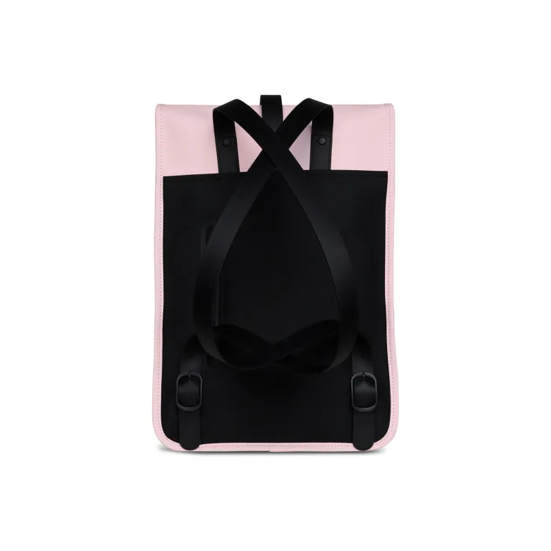 Rains Polyurethane And Polyester Blend Laptop Backpack Mini Unisex Black-19