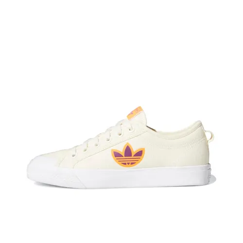 Adidas Originals NIZZA Skateboard Shoes Women's Low-Top Cream