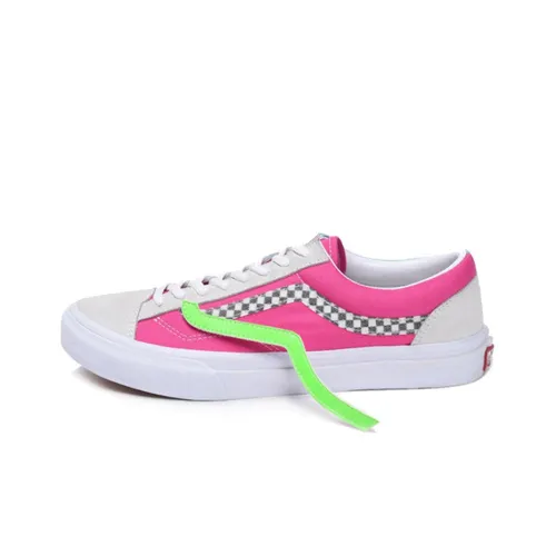 Vans Old Skool Anti-Slip And Wear-Resistant Lightweight Low-Top Skateboard Shoes Unisex Pink White Blue
