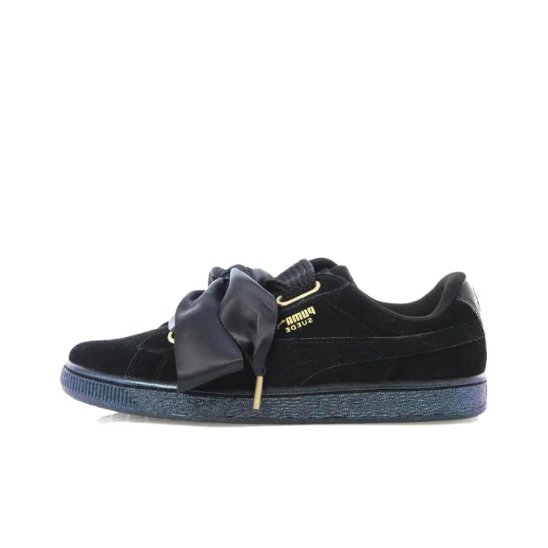 PUMA Suede Heart Satin Black-0