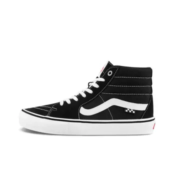 Vans Sk8 Hi Black White Checkerboard