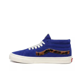 Vans SK8 Mid Suede Royal Blue/Calf Hair Women's