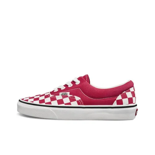 Vans Era Checkerboard Racing Red