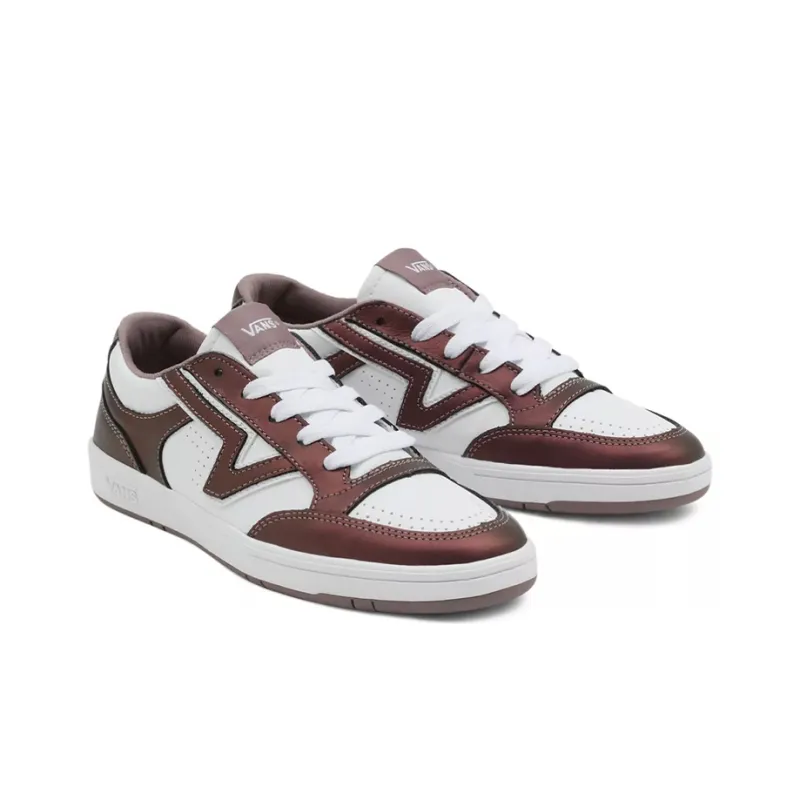 Vans Mystic Metallic Lowland Comfycush 'White Red'-2