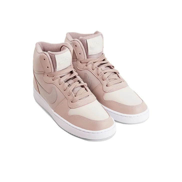 Nike Ebernon Mid Top Sneakers Pink Women's-2