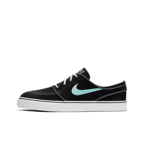 Nike SB Stefan Janoski Skateboard Shoes Unisex Low-Top Black/Green