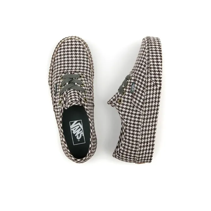 Vans Unisex Retro Prep Authentic Sneakers Brown/White-3