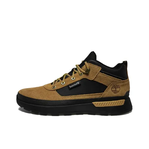 Timberland Field Trekker Skateboard Shoes Men Mid-Top Wheat
